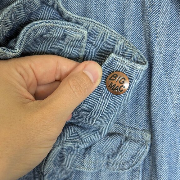 Vintage BIG MAC overalls 42R mechanic coveralls JC Penney jumpsuit - Picture 4 of 14